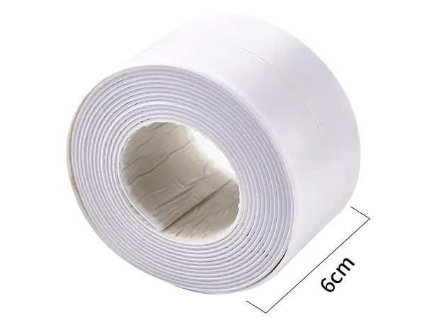 banda de etansare cada sau chiuveta alba 6cm grosime 1