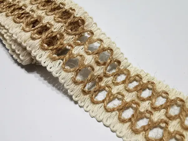 banda iuta crem model impletit