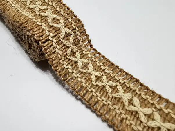 banda iuta impletita model cream