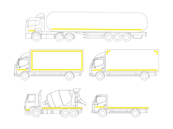 banda reflectorizanta autoadeziva de contur galben pentru siguranta rutiera rola s4