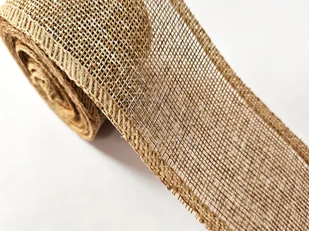 bnada iuta pentru decoratiuni florale si coronite