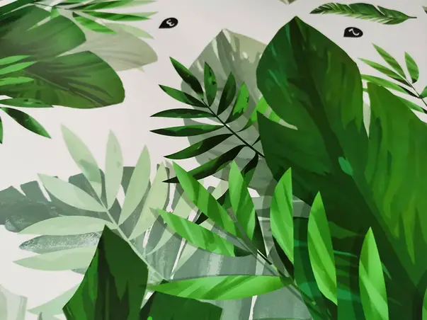 bordura autoadeziva decorativa model frunze exotice