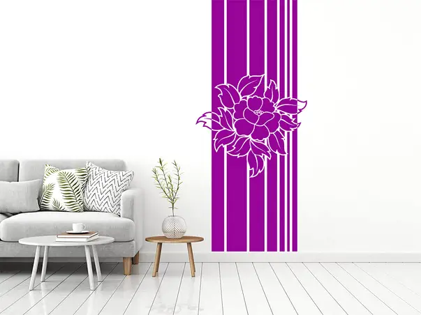 bordura autoadeziva mov la fleur