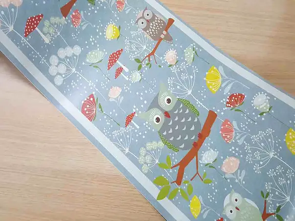 bordura decorativa autoadeziva bufnite