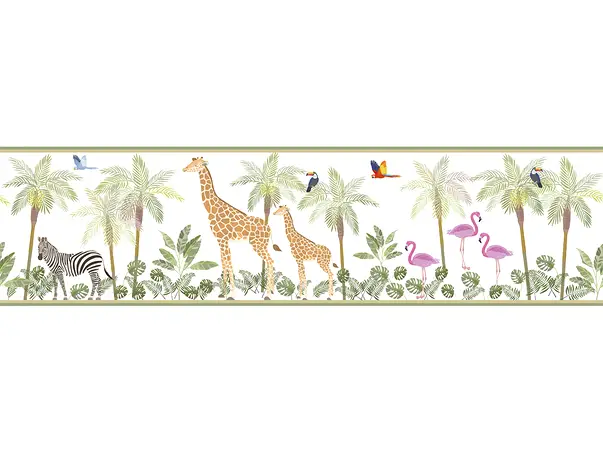 bordura tapet model jungla marburg little adventures
