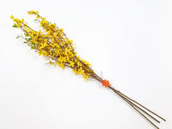 buchet 3 flori artificiale forsythia