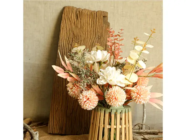 buchet decorativ flori arificiale 40 cm inaltime