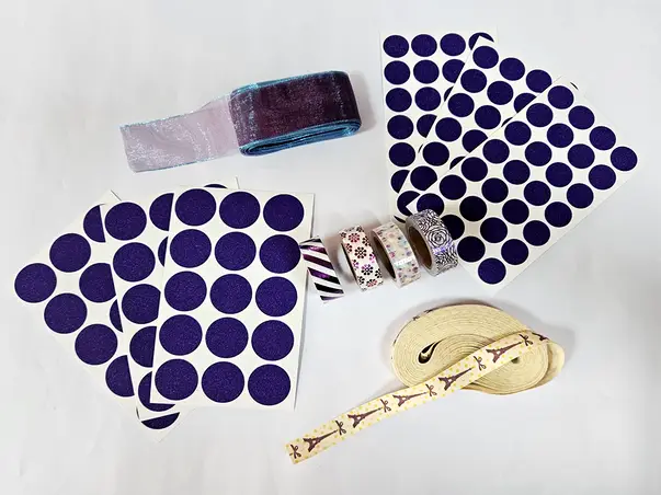 buline autoadezive mov glitter panglica washi tape pentru ambalaj cadou crafturi artizanat