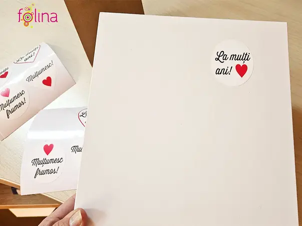 buline autoadezive pentru cadouri