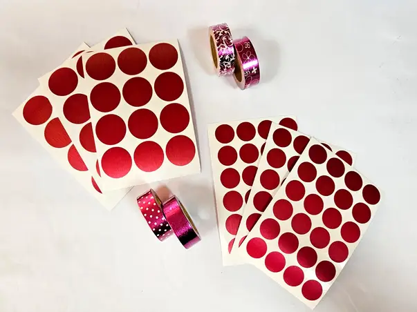 buline autoadezive roz magenta metalic