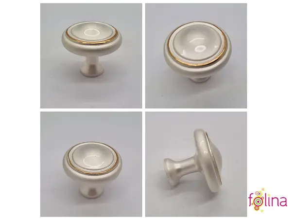 buton mobila alb folina 3022