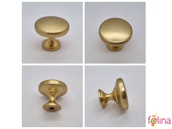 butoni mobila auriu metalic