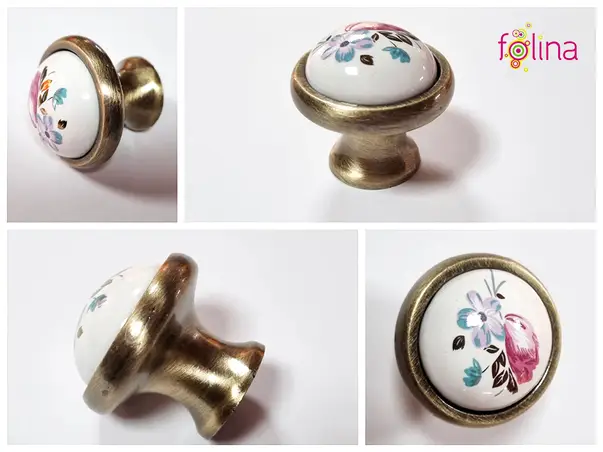 butoni mobila metalic cuflori