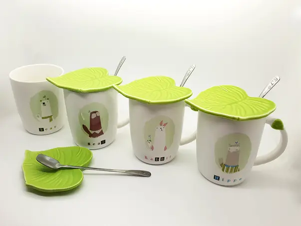 cana cu capac model frunza