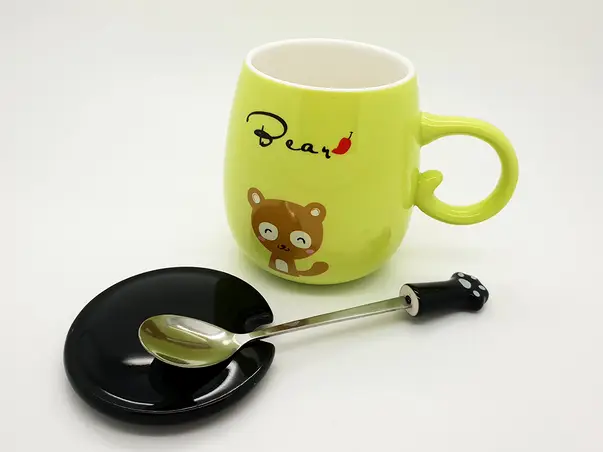 cana cu model ursulet