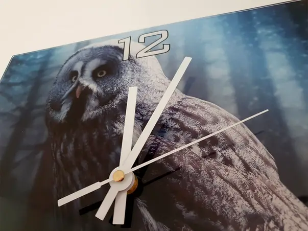 ceas de perete bufnita