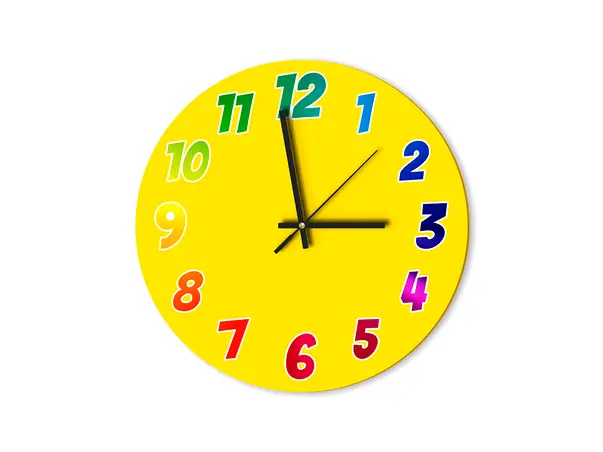 ceas de perete colorat