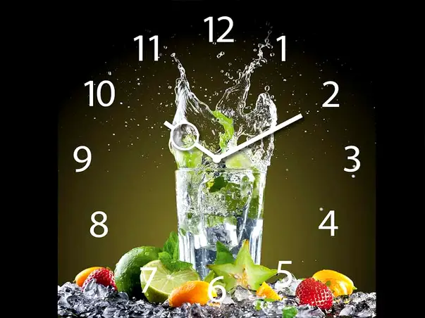 ceas decorativ bucatarie ice mojito 