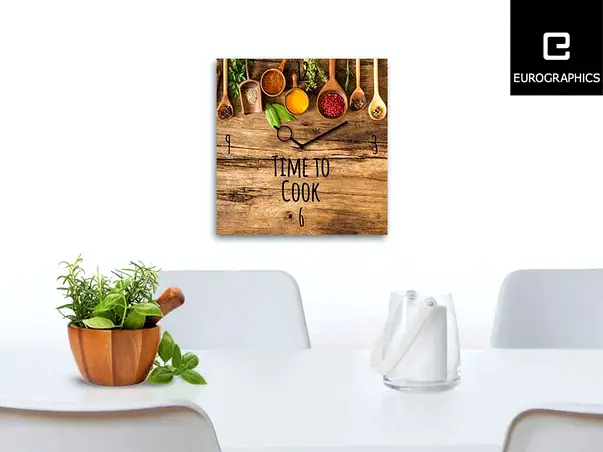 ceas decorativ bucatarie time to cook