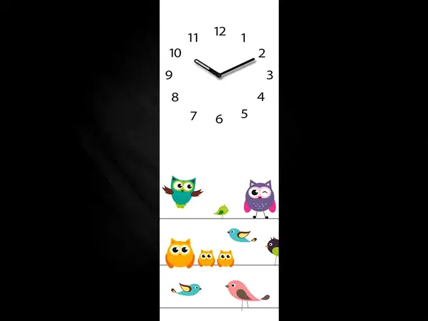 ceas decorativ bufnite hazlii