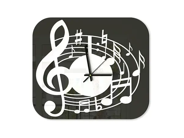 ceas decorativ portativ alb