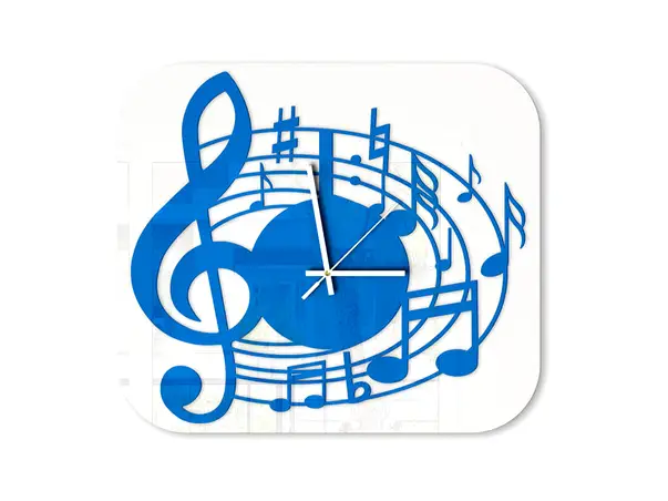 ceas decorativ portativ albastru