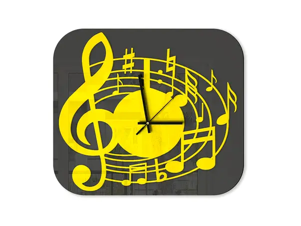 ceas decorativ portativ galben