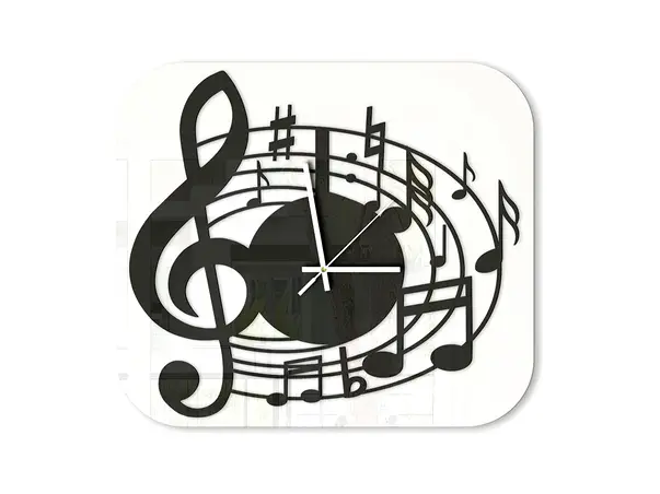 ceas decorativ portativ negru