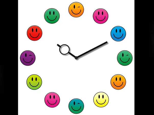 ceas decorativ smiley eurographics