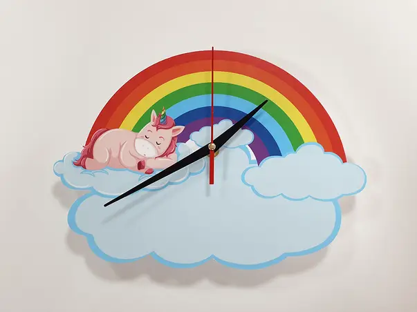 ceas perete curcubeu