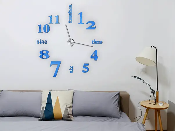 ceas perete dakota albastru