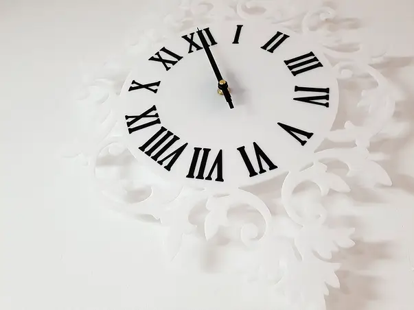 ceas perete elegant florenta alb