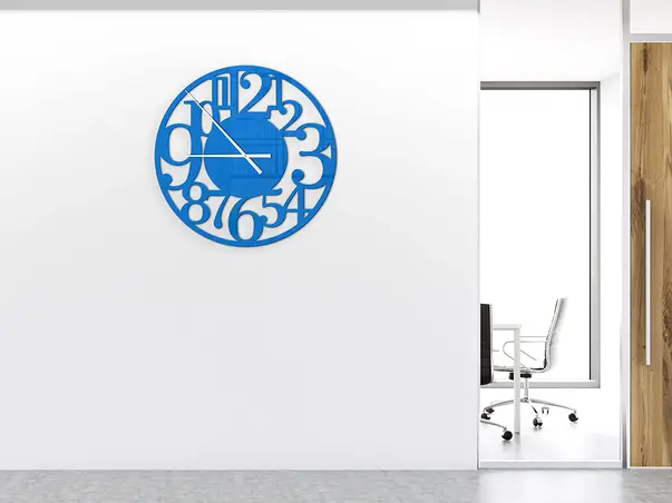 ceas perete xxl luis albastru