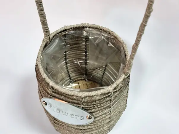 cos decorativ folina flowers