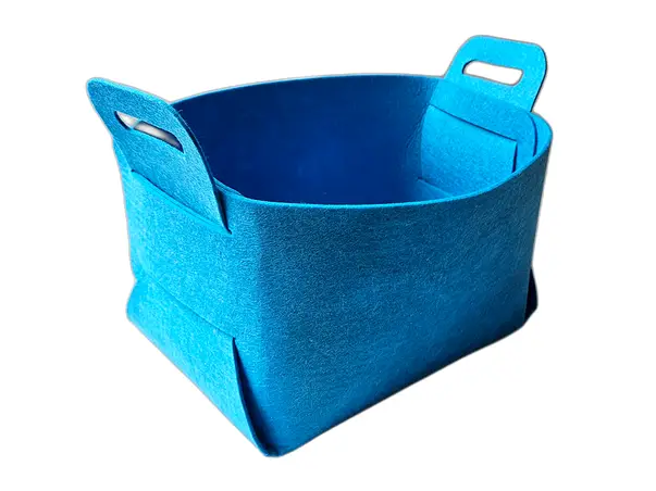 cos depozitare din pasla bleu