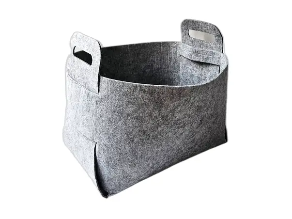 cos depozitare din pasla gri