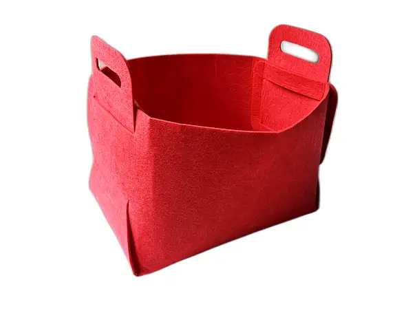 cos depozitare din pasla rosie