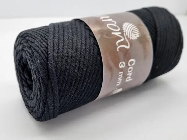 cotton cord negru