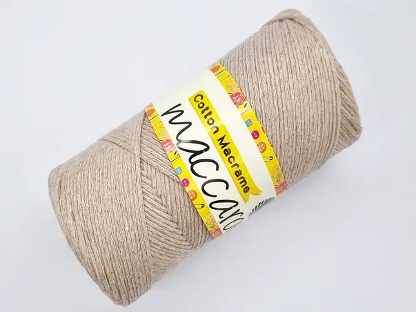 cotton macrame natur