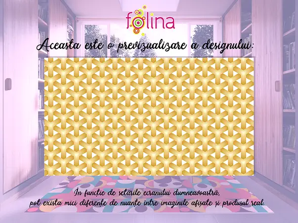 covor antiderapant din pvc 3d geometric shapes