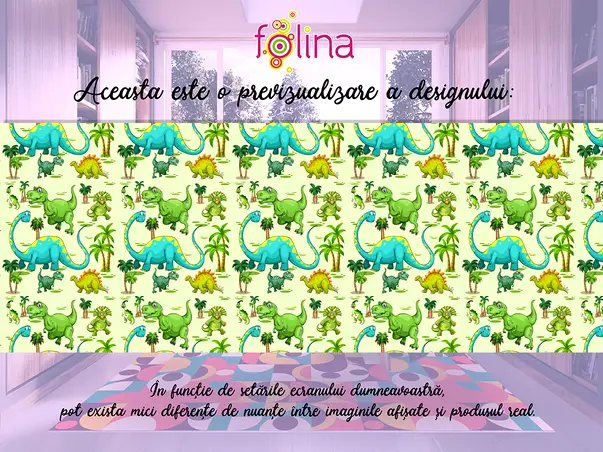 covor antiderapant din pvc dinoland