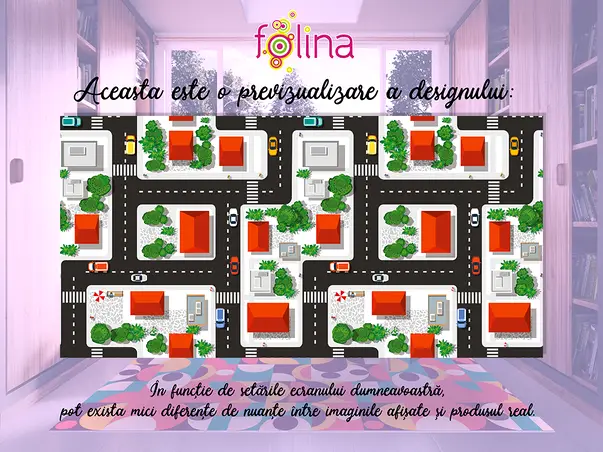 covor antiderapant din pvc strazi si case