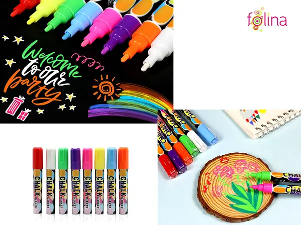 creta lichida colorata