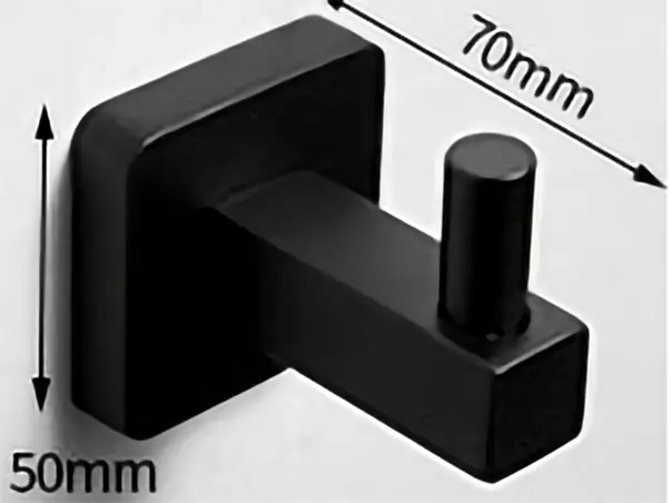 cuier din inox negru model 9807h 3