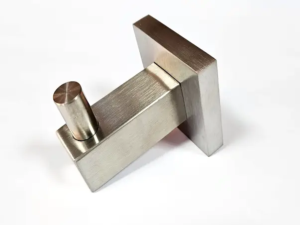 cuier patrat din inox suport de perete pentru prosoape halat