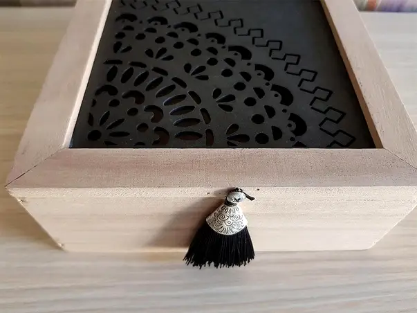 cutie din lemn decorativa byzantium