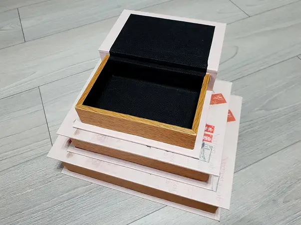 cutii din lemn decorative