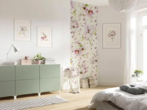 decor perete magnolia