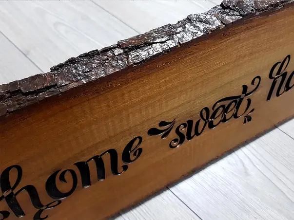decoratiune din lemn home