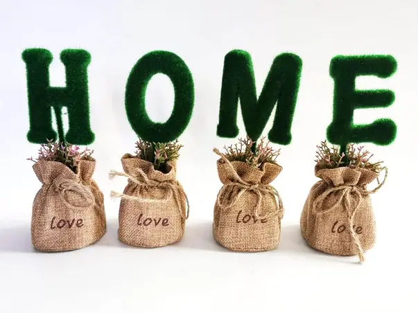 decoratiune home cu plante artificiale